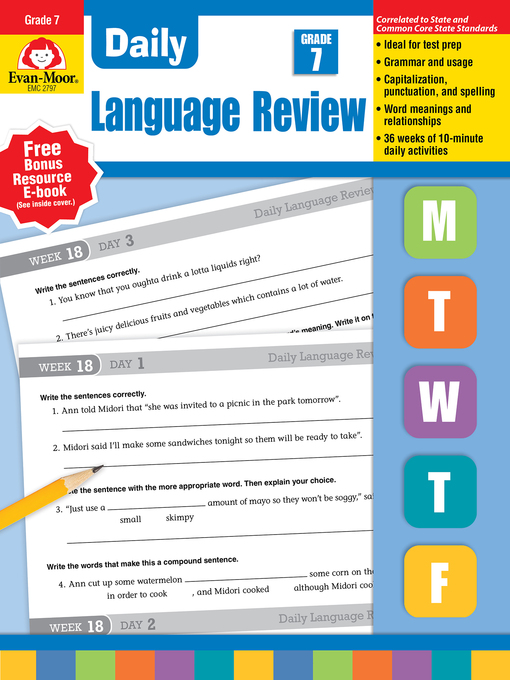 Title details for Daily Language Review, Grade 7 by Evan-Moor Educational Publishers - Available